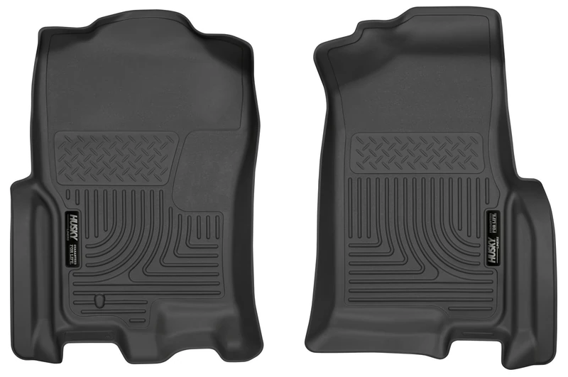 Husky Liners - 18391 Fits 2007-10 Ford Expedition, 2007-10 Lincoln Navigator Weatherbeater Front Floor Mats Black