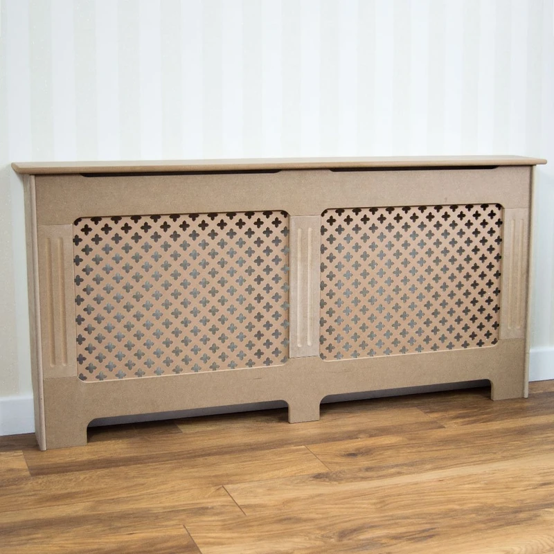 Vida Designs Oxford Radiator Cover, Unpainted, Large, Heater, Coat - Image 1