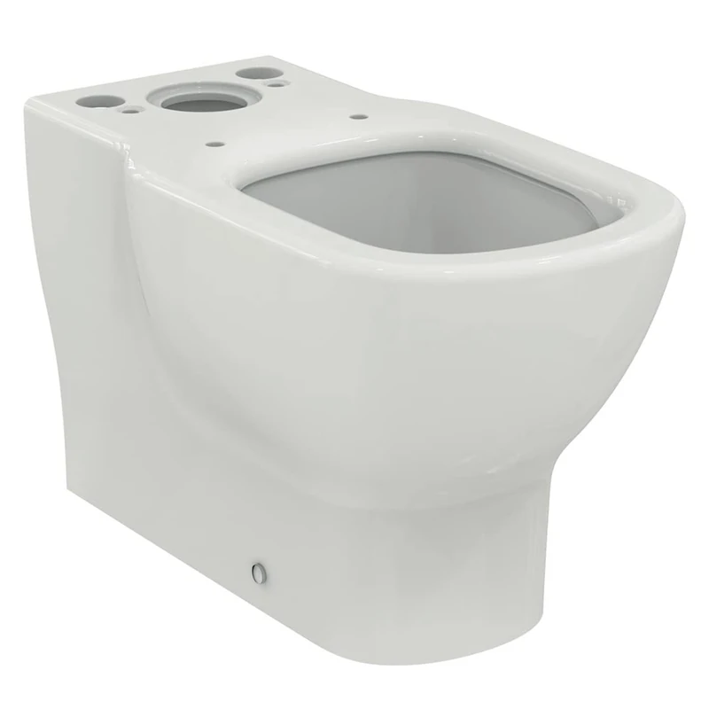 Ideal Standard Tesi Back to Wall Close coupled Toilet Bowl, T008201, White