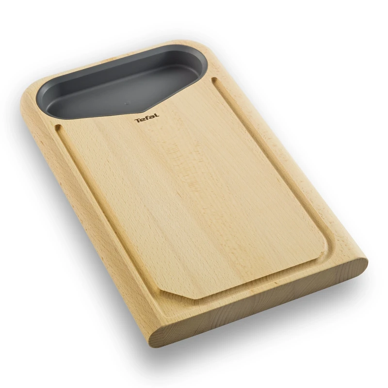 Tefal k2215514 Comfort Brown Wooden Chopping Board 41 x 24 x 2.5 cm