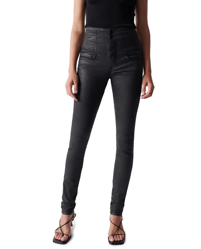 Salsa Diva Slim fit Slimming Jeans with Coating Black