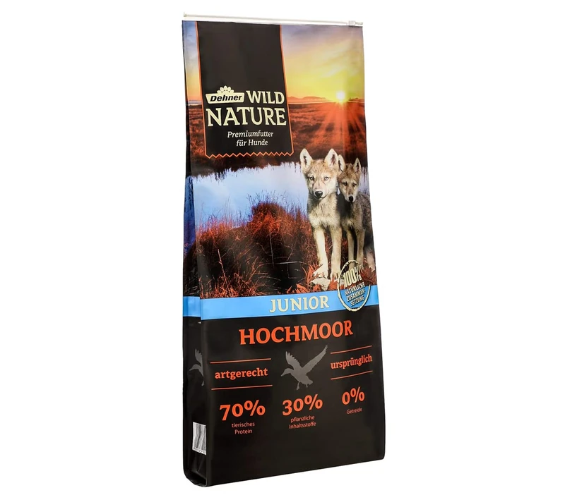 Dehner Wild Nature Hochmoor Junior, dry dog food, duck.