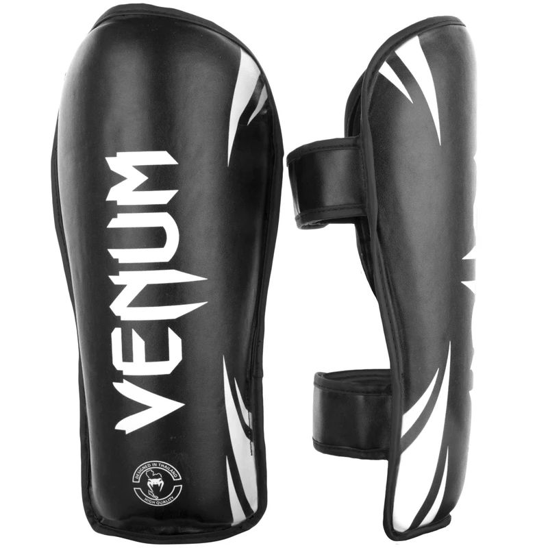 Venum, Challenger Shin Guards, Men's, L/XL, Black