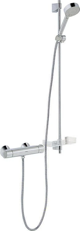 Hansa Micra Bath Shower Set Chrome - Thermostat System 48150171
