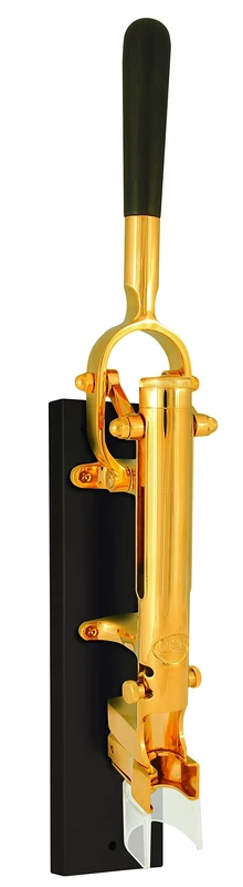 Boj Olaneta Gold Plated Wall-Mounted Corkscrew with Wood Backing