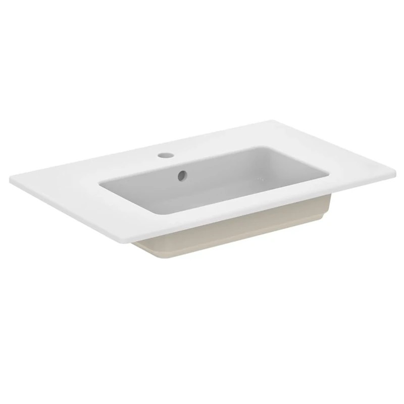 Bathroom Vanity Basin - Ideal Standard Eurovit+ 70cm Vanity Basin, 1 tap Hole, E053501, White