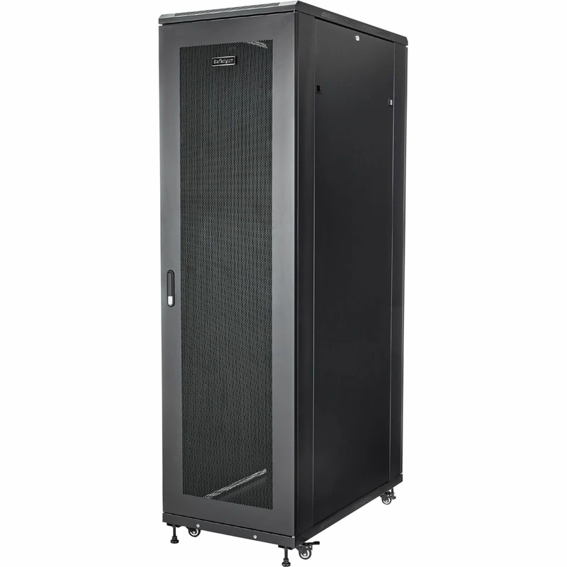 StarTech 42U Enterprise-Grade Server Rack Cabinet, 19in Enclosed 4-Post Rack with 36in (91cm) Mounting Depth and 2000lb (900kg) Weight Capacity