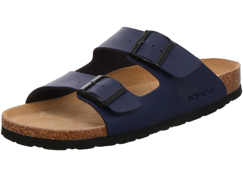 Rohde Grado 5925 Men's Mules Clogs, Blue, 8 UK