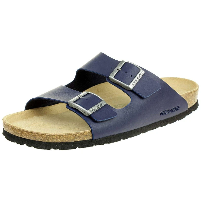 Rohde Grado 5925 Men's Mules Clogs Brown, Blue, 7.5 UK