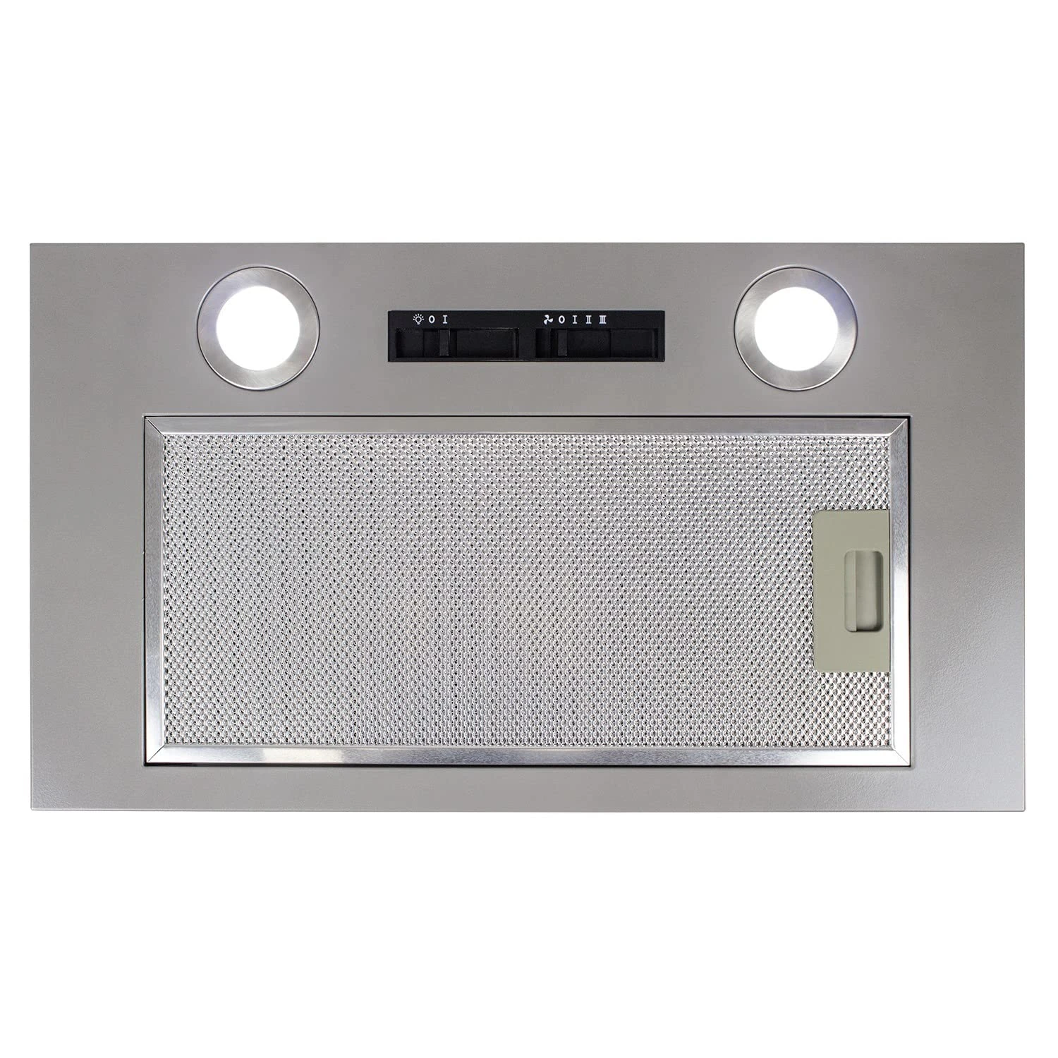 electriQ 52cm Canopy Cooker Hood in Silver