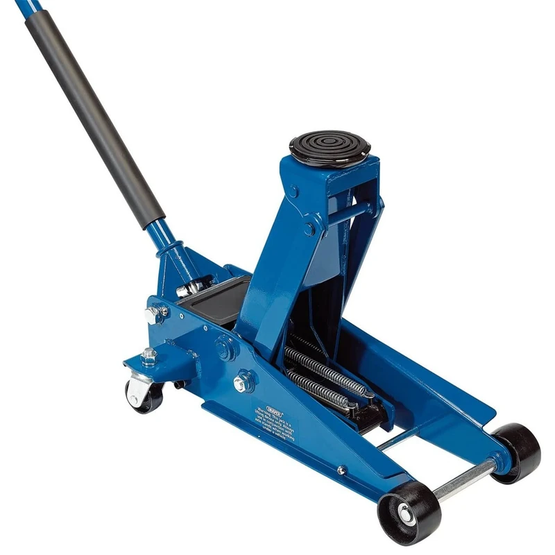 Draper 16407 Heavy Duty Trolley Jack with Twin Pistons 3 Ton