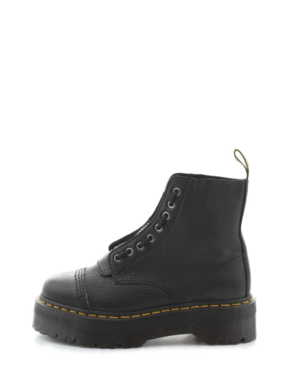 Dr. Martens Women's Jungle Boot, Black Milled Nappa, 6.5 UK