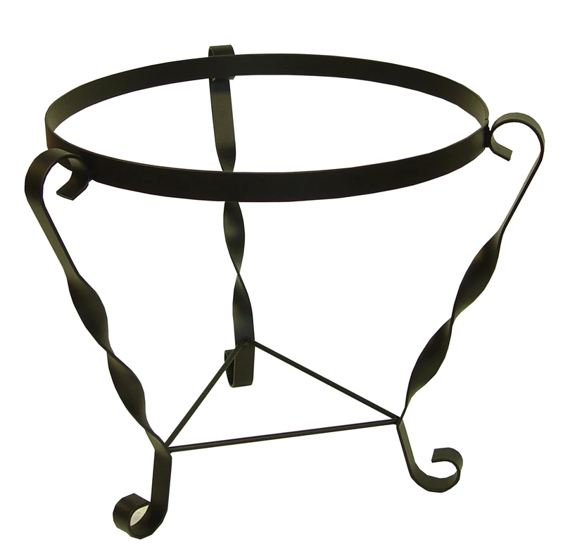 Imex The Fox Planter Forged, Wrought Iron, Black 50x50x50 cm Black