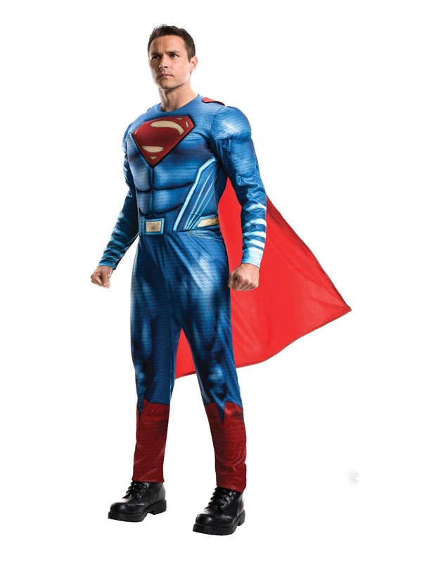 Rubies Official Adult DC Warner Bros Justice League Superman Costume - Standard Size Halloween