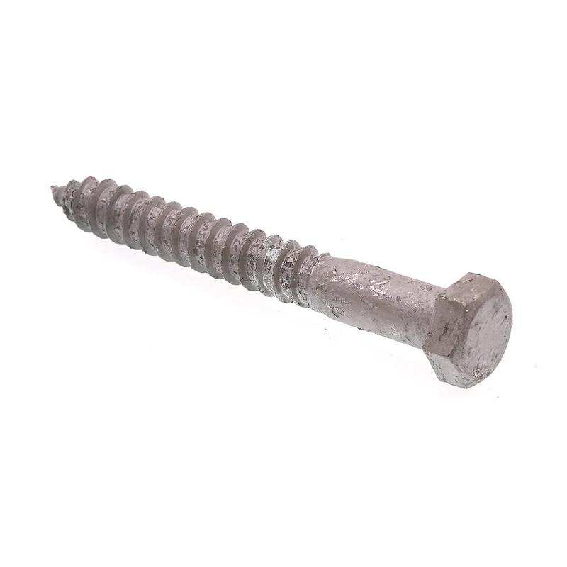 Prime-Line Products 9056978 Lag Screw Bolt, Hex Head, 1/2 in X 4 in, Galvanized Steel, Pack of 25