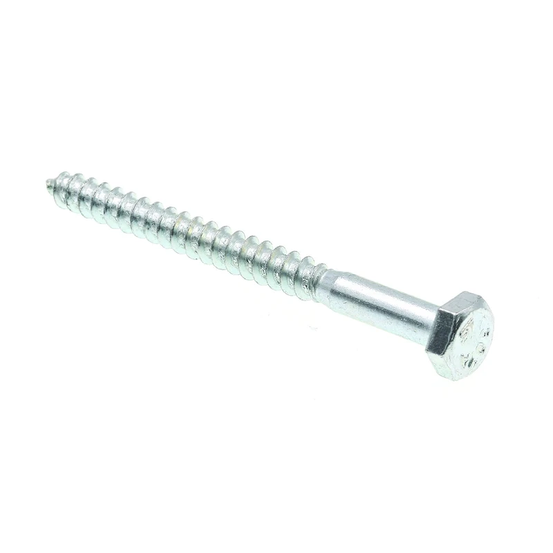 Prime-Line Products 9055135 Lag Screw Bolt, Hex Head, 1/4 in X 3 in, Zinc Plated Steel, Pack of 100