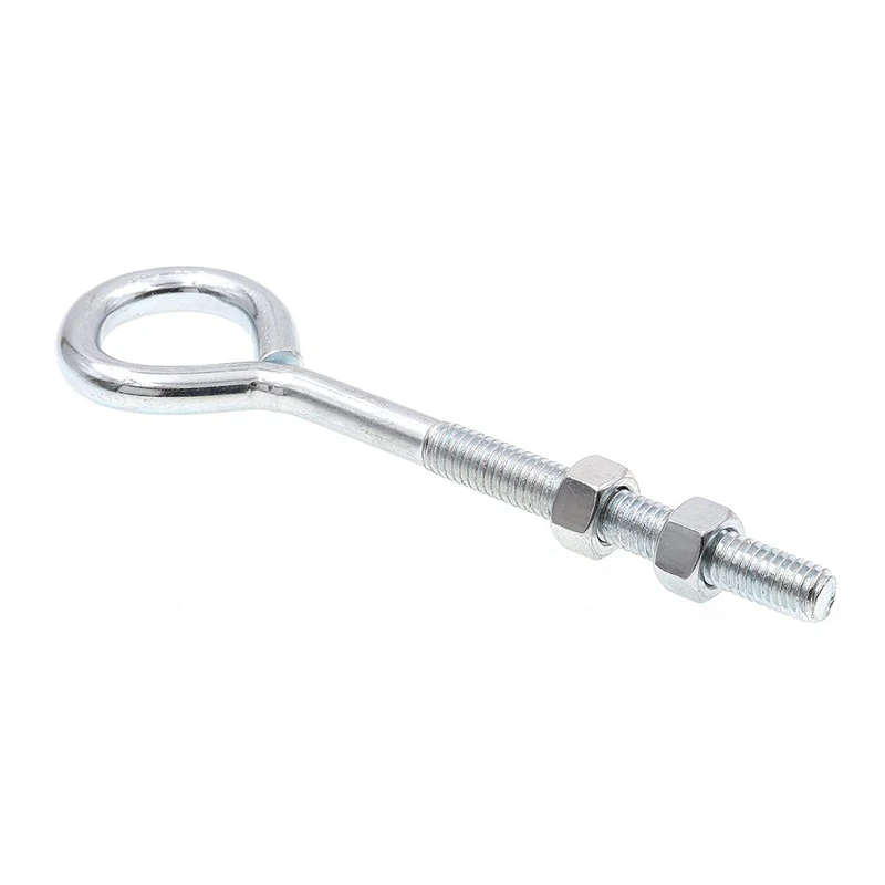 PRIME-LINE 9066858 Eye Bolt with Nut, 3/8 in-16 X 6 in, Zinc Plated Steel, Pack of 20, 6 inch