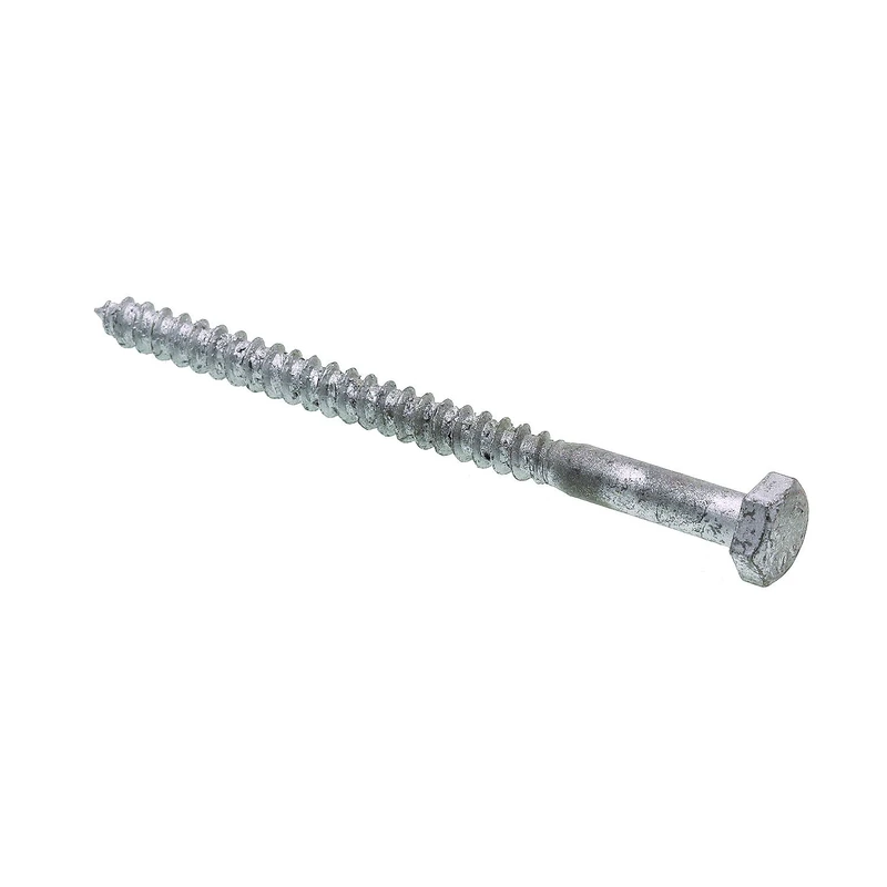 Prime-Line Products 9055232 Lag Screw Bolt, Hex Head, 1/4 in X 3-1/2 in, Galvanized Steel, Pack of 100