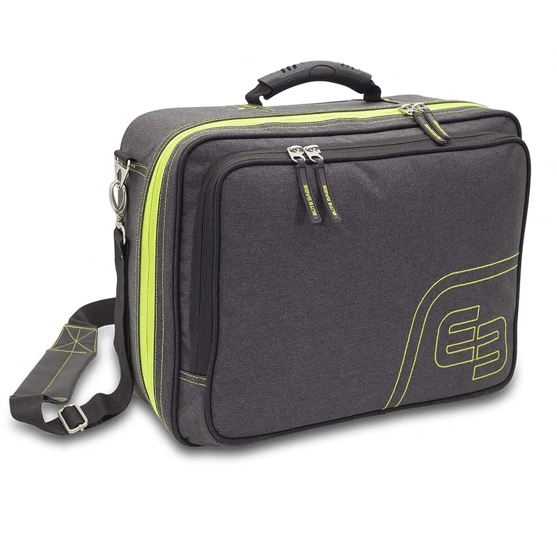 ELITE BAGS Biotone Homecare Case, Urban URB&GO, Grey-Lime, 40 x 30 x 16 cm
