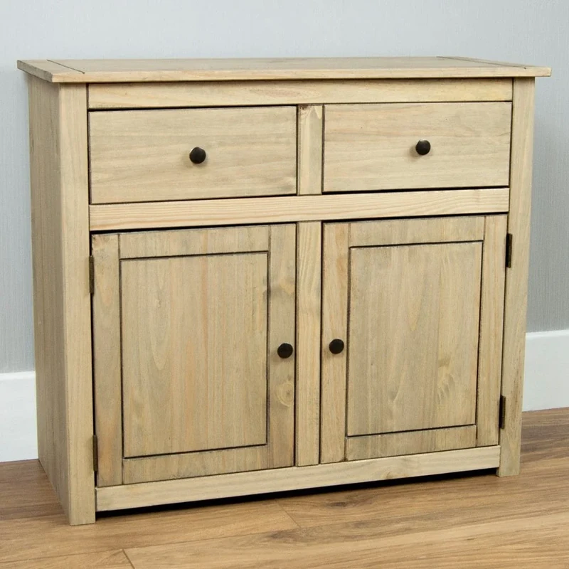 Vida Designs Rustic 2 Drawer 2 Door Sideboard