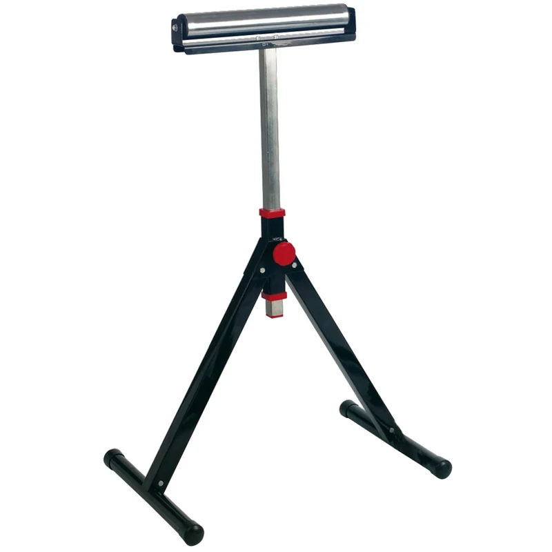 SIP 400mm Roller Stand Adjustable 700-1100mm 80kg Capacity Roller Stands for Woodworking