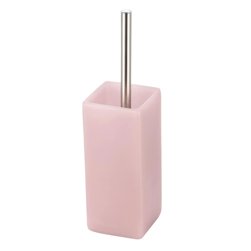 MSV Polyresin Quito Toilet Brush, Pink