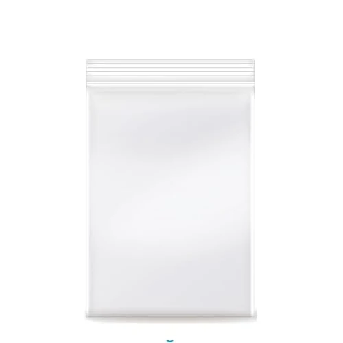 100 Grip Seal Bags I Strong Resealable Zip Lock I Reusable Clear Plastic Bags I Polythene Packaging for Food Storage Jewellery Medicine