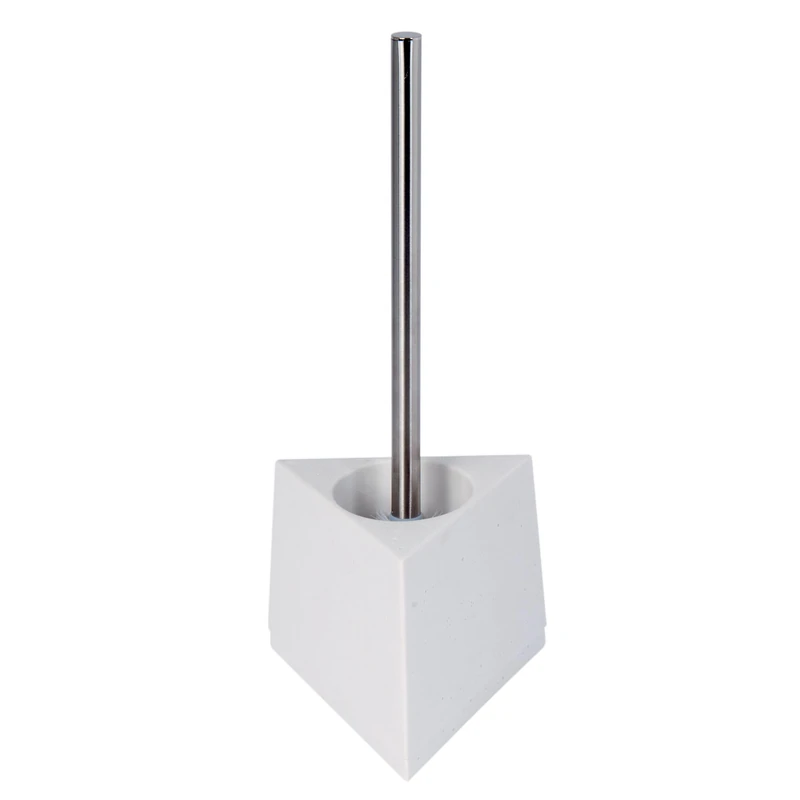MSV Polyresin Suez Toilet Brush, White