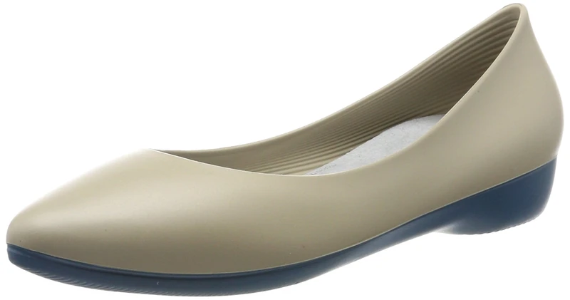 walk&rest walk&rest Ballerina Women’s Closed-toe ballerina pumps, Grey, 4 UK