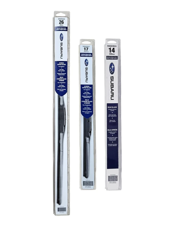 2015-2018 Subaru Outback Front & Rear Windshield Wiper Blades Set Genuine All 3 - Image 1
