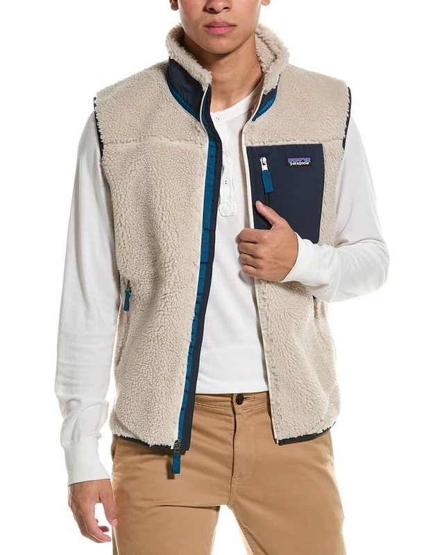 PATAGONIA Men's M's Classic Retro-X Vest Waistcoat, NATURAL, S