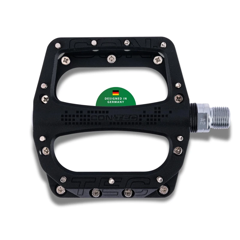 Contec Unisex - Adults Spike.22 Freeride Pedal, Black, 9/16"