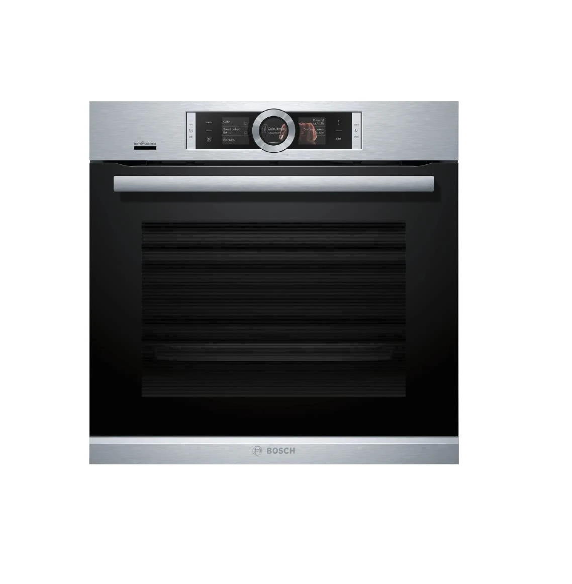 Bosch Series 8 Electric Self Cleaning Single Oven and Home Connect - Stainless Steel