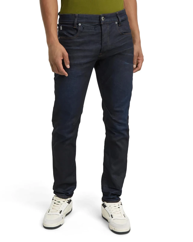 G-Star Men's D-Staq 5-Pocket Slim Jeans, Blue (dk aged D06761-7209-89), 26W / 32L