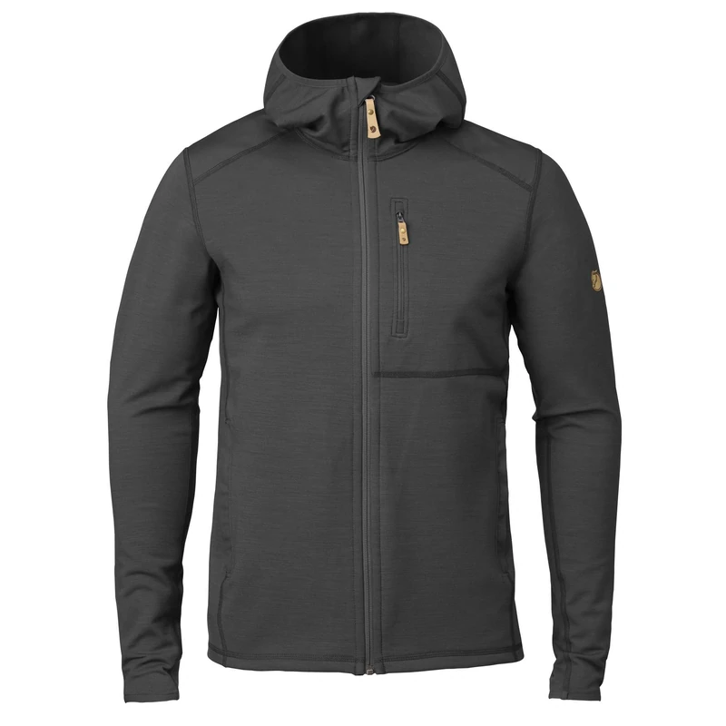 Fjallraven Keb Fleece Hoodie M Sweatshirt - Grey, Small