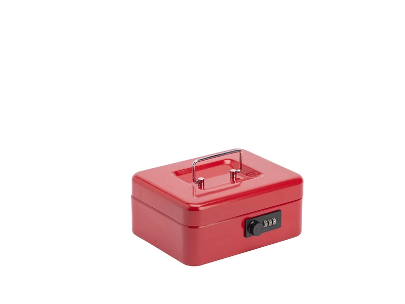 Sterling CB02CR 8" Combination Lock Cash Box, Red