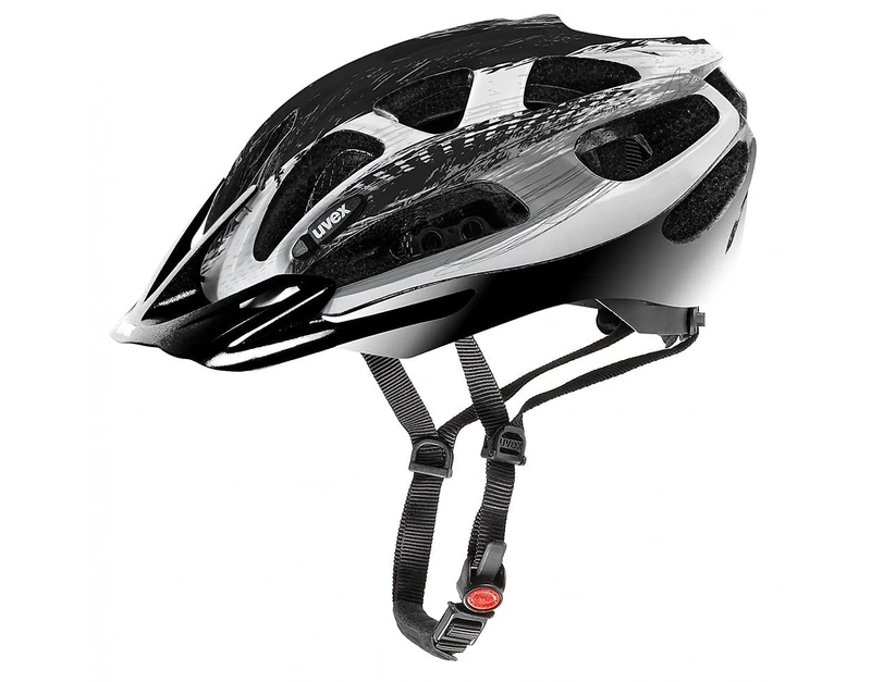uvex Supersonic - Lightweight All-Round Bike Helmet for Men & Women - Individual Fit - Washable Interior - Silver Black - 52-57 cm
