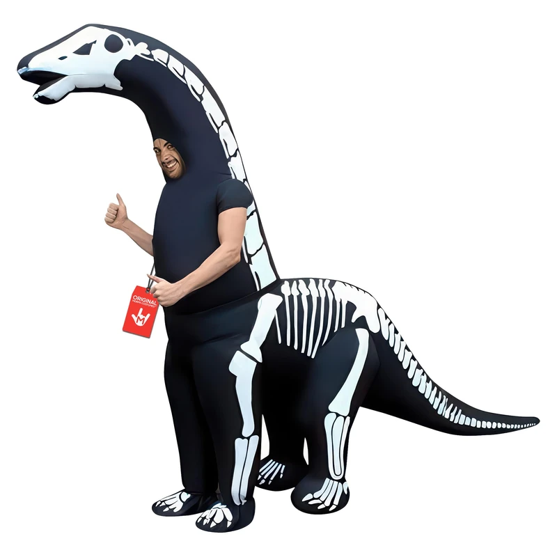 Morph MCGIDIS Diplodocus Skeleton Inflatable Dinosaur Costume