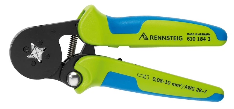 Rennsteig 610 184 3 "PEW8.184" Crimping Pliers, Multi-Colour - Image 1