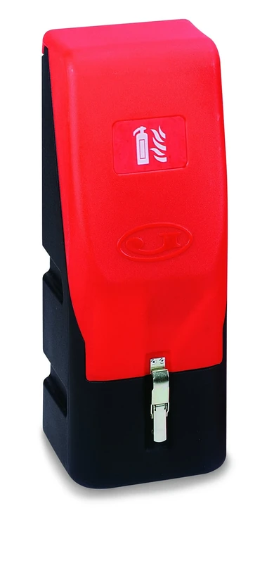 Jonesco HS68 Extinguisher Vehicle Container, Front loading, 6 kg/L, Red