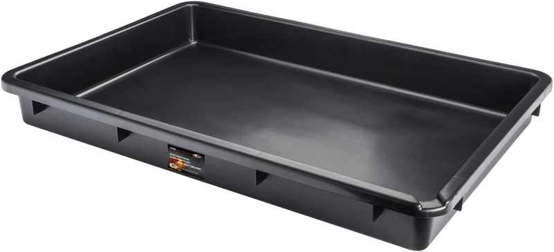ViGOR V5488 vaschetta multiuso,80 x 52 x 10 cm Grande vaschetta di raccolta resistente agli alcali e agli acidi con Volume di 50 litri per USO universale, da produzione certificata