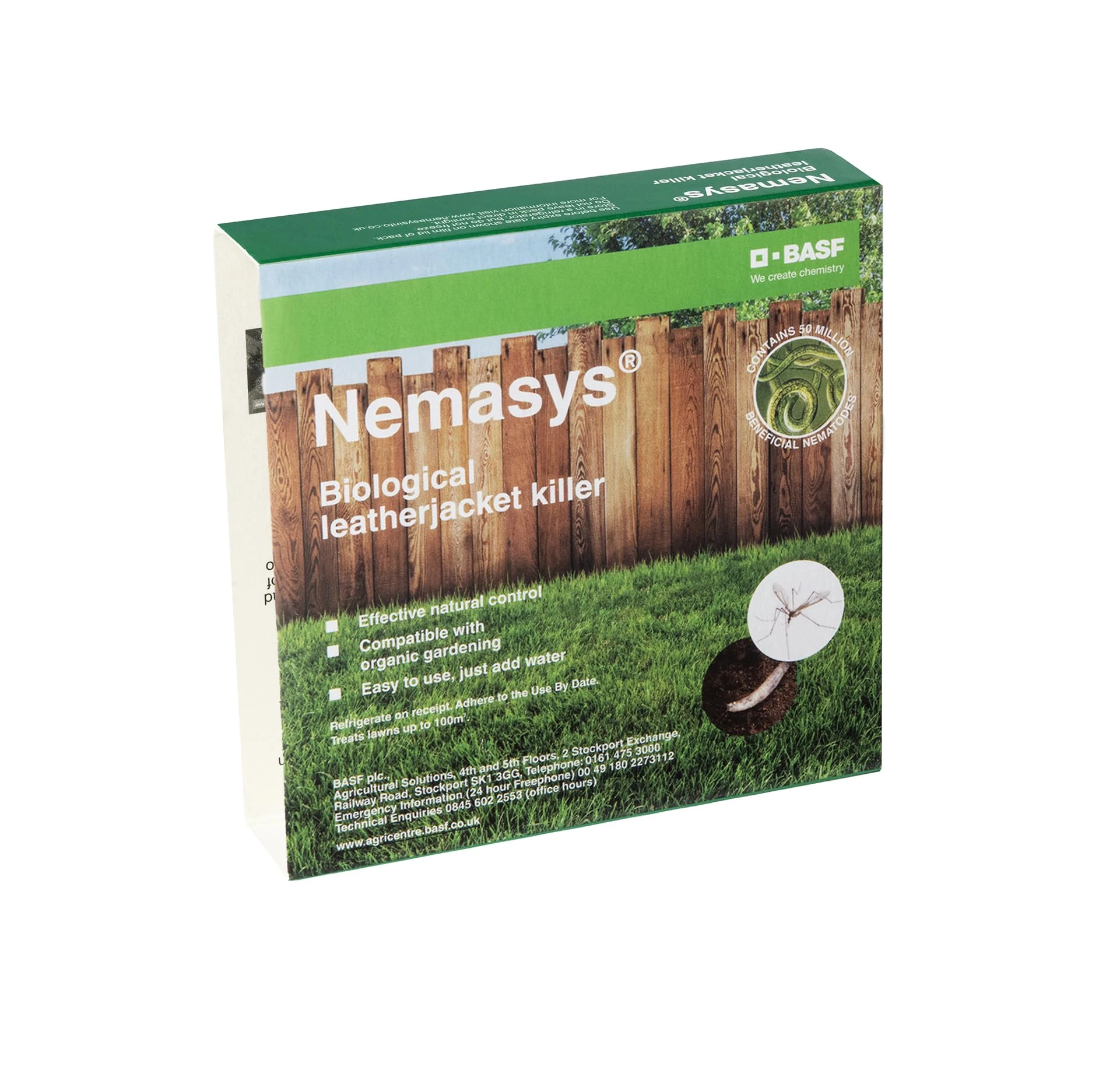 Nemasys Leatherjacket Killer nematode treatment (100 sqm)