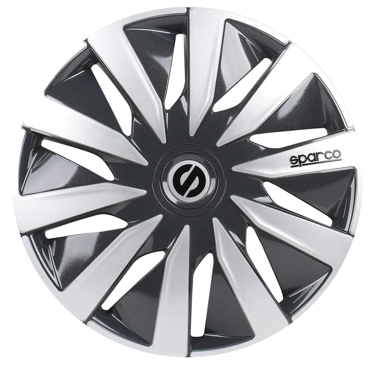 SPARCO SPC1491GRSV Set Sparco wheel covers Lazio 14-inch grey/silver