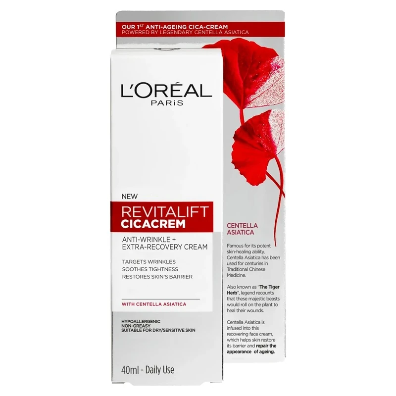L'Oreal Revitalift Cicacrem Anti Wrinkle Repair Cream, 40ml