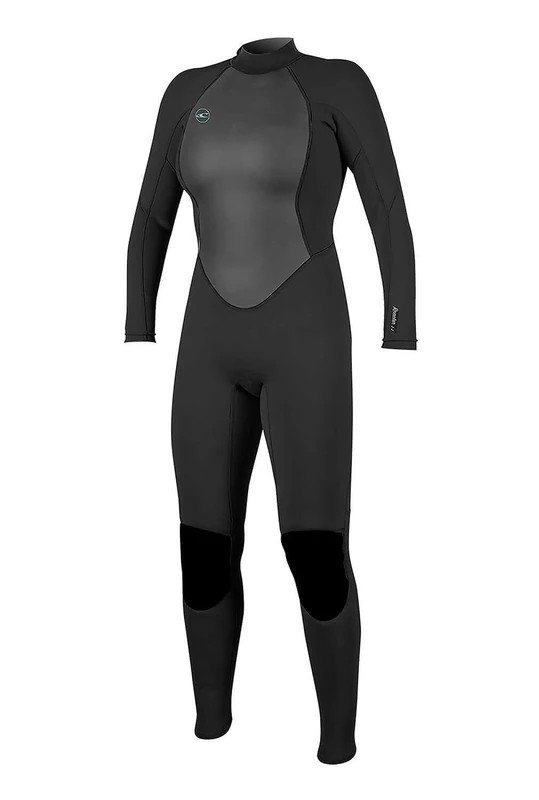 O'Neill Women's Reactor-2 3/2mm Back Zip Full Wetsuit, Black, 14
