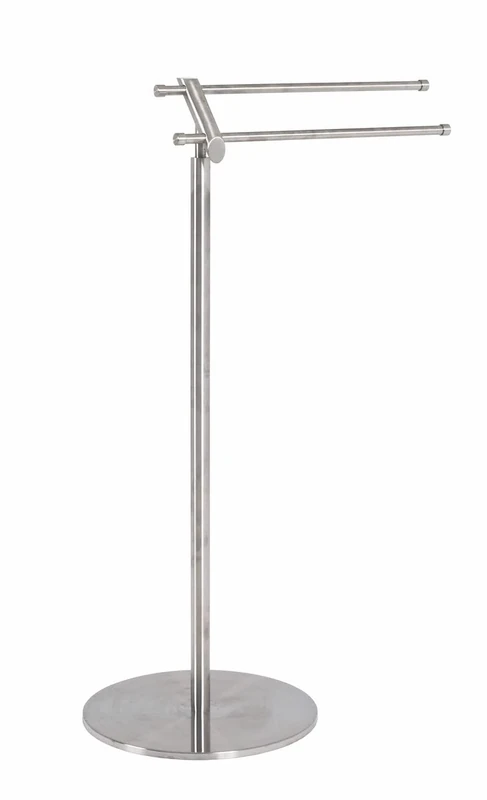 HAKU Möbel Towel Holder Stainless Steel, Stainless Steel - Size: W 48 cm X H 84 cm X D 30 cm, Style: Modern