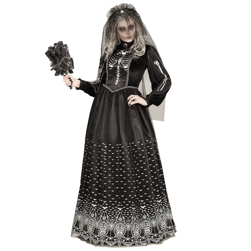 Widmann Adult Costume Skeleton Bride