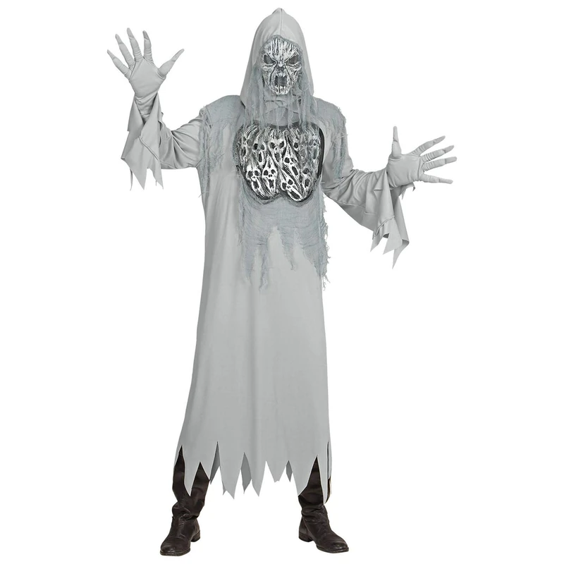 Widmann Adult Howling Ghost Costume - Grey Size L