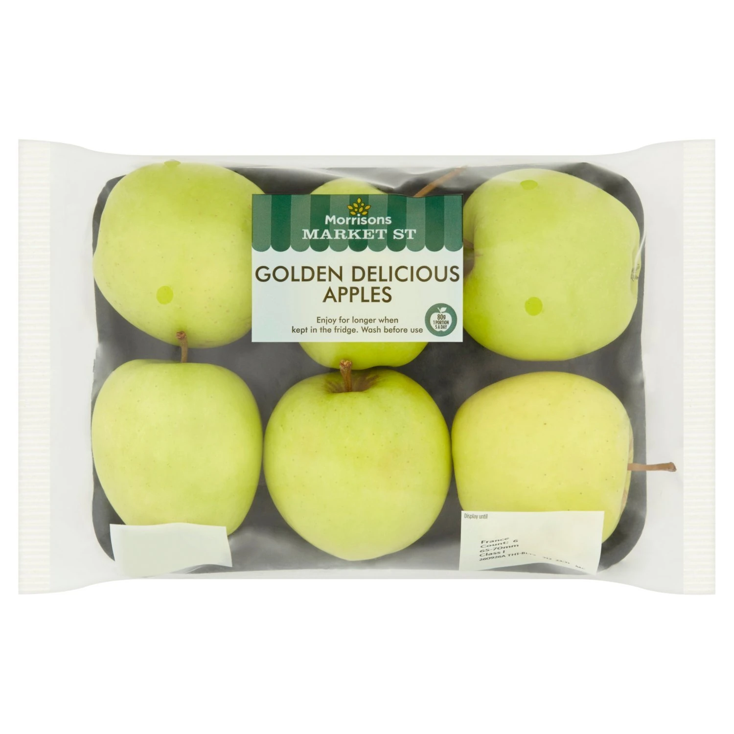 Morrisons Golden Delicious Apples, Pack of 6