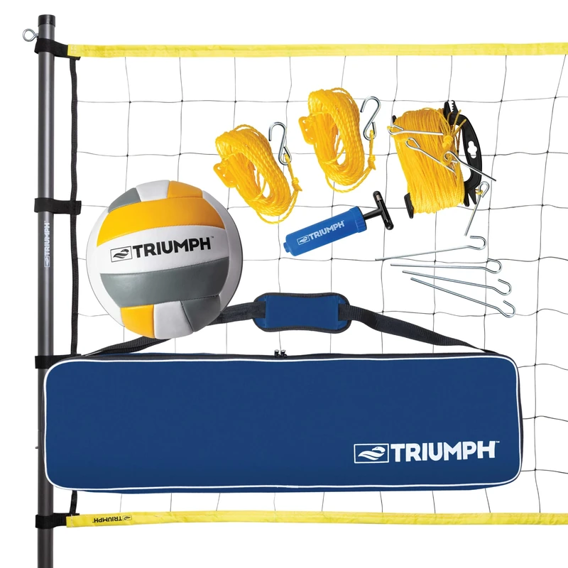 Triumph Sports Volleyball Sets - Volleyabll/Badminton Sets Available